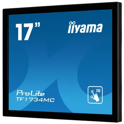 Produktbild von iiyama ProLite TF1734MC-B6X, 43,2 cm (17"), 1280 x 1024 Pixel, LED, 5 ms, Schwarz