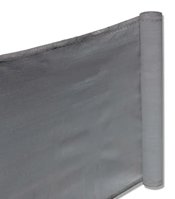 Produktbild von Balkon Sichtschutz ViewCover - inkl. Befestigungsband, Farbe:Grau, Größe:0.9 x 5 m