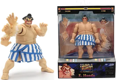 Produktbild von Jada Sammelfigur Street Fighter II E. Honda Figur 9335740314R00
