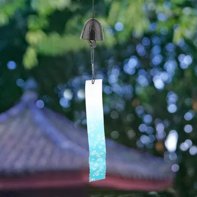 Image de Carillon suspendu en métal Décoration de jardin Ornement
