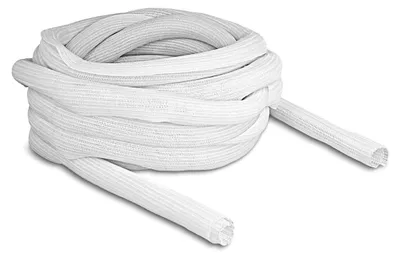 Produktbild von DeLOCK Geflechtschlauch selbstschließend 10 m x 25 mm weiß, Weiß, Polyester, -40 - 125 °C, 1 Stück(e)
