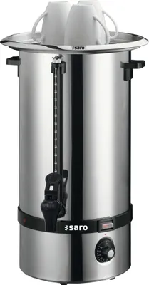Produktbild von SARO Glühweinkocher / Heißwasserspender Modell HOT DRINK Glühweinkocher, Heißwasserspender, Zapfhahn, Edelstahl, Glühwein, Wasser, Kaffee, Tee