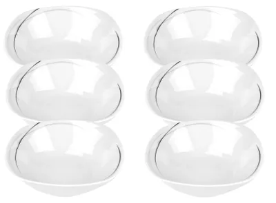 Produktbild von 6er Set Müsli- Salatschale Phönix 14,2cm Porzellan weiß mit Dekor