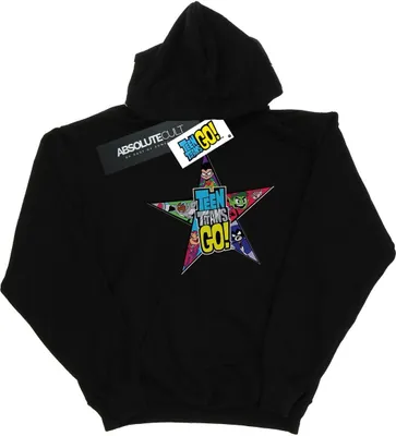 Obrázok produktu pre DC Comics - Mikina s kapucňou "Teen Titans Go" pre chlapcov BI13340 (128) (Black)