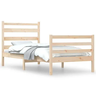 Immagine prodotto di vidaXL Letto in legno di pino massiccio 90x200 cm