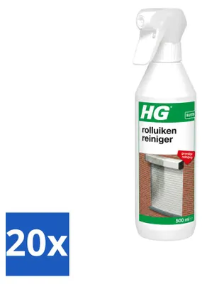 Produktbild von 20 x HG Rolladenreiniger - Gründliche Reinigung - 500 ml - Vorteilspackung - 20 Stücke