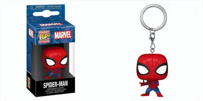 Zdjęcie produktu dla Marvel New Classics Pocket POP! winylowy brelok do kluczy Spider-Man 4 cm