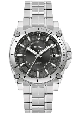 Zdjęcie produktu dla Bulova 96B417 Męski zegarek na rękę Luxury Steel/Black