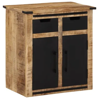 Obrázek produktu pro Příborník se 2 zásuvkami 55x35x60 cm z masivního mangového dřeva