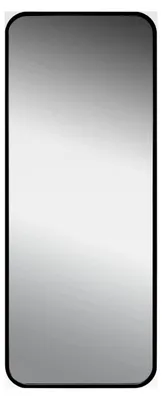 Produktbild von Rechteckiger Spiegel 40x100 cm schwarz MDF für Wohnzimmer, Flur, Korridor