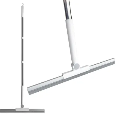Imagen del producto de Limpiacristales de silicona, cabezal de 32 cm, mango de 133 cm, para duchas y ventanas