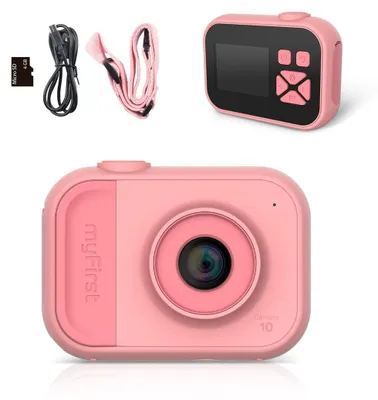 Obrázek produktu pro Dětský fotoaparát - Digitální fotoaparát - 5 MP - Video 1080p - Růžová - Paměťová karta 32 GB