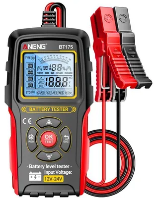 Obrázek produktu pro ANENG BT175, tester autobaterií 12 / 24 V