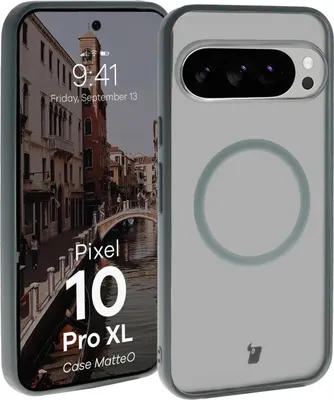 Produktbild von Bizon Case MatteO Magnetic Pixel 10 Pro XL rauchgrau