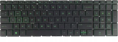 Zdjęcie produktu dla Klawiatura do laptopa Tradebit do HP Pavilion 15-CX, układ US QWERTY, podświetlana