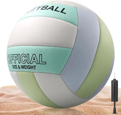 Productafbeelding van Strandvolleybal trainingsbal - Maat 5 - Polyurethanmateriaal - Antislip - Geschikt voor binnen- en buitengebruik