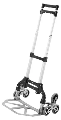 Produktbild von Zusammenklappbare Sackkarre für Treppen - Tragbarer Transportwagen - Räder - Lager und Arbeitsplatz