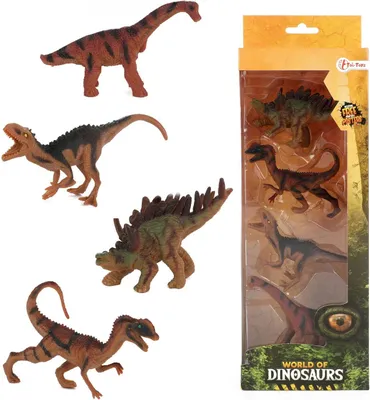 Immagine prodotto di Il mondo dei dinosauri 4 Dinos im Karton