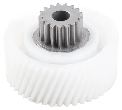 Image de Pièce de rechange pour engrenage de hachoir à viande, accessoire en acier inoxydable et en plastique pour remplacer les engrenages des hachoirs à viande
