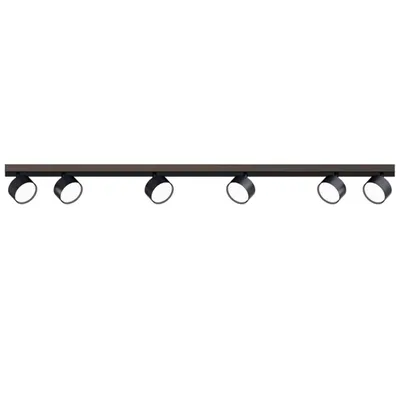Produktbild von MasterLED Deckenleuchte Capris 6-flammig GX53 15 W schwarz
