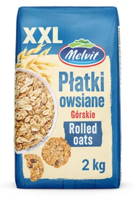 Obrázok produktu pre Płatki Owsiane Górskie Melvit 2 kg