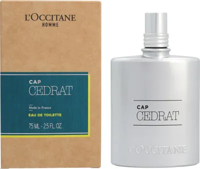 Produktbild von L'Occitane Cap Cédrat, Männer, 75 ml, ALCOHOL - AQUA/WATER - PARFUM/FRAGRANCE - CITRUS MEDICA VULGARIS PEEL OIL - CINNAMAL - LIMONENE -..., 1 Stück(e)