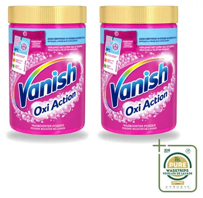 Produktbild von 2 x Vanish Oxi Action Waschkraftverstärker Pulver für Bunt- und Weißwäsche 710 g - Vorratspackung - 2 Stücke
