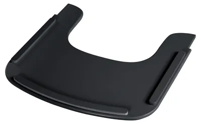 Produktbild von roba Essbrett aus Holz - Erweiterung & Zubehör für Hochstuhl Sit Up Flex - Kompatibel mit Gurtsystem und Hochstuhlauflagen - ab 6 Monaten - Schwarz