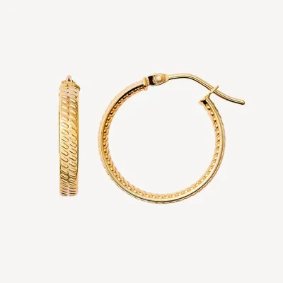 Produktbild von Xenox XG9K6015G Creolen Ohrringe Damen Fine Gelbgold 375/- Ø 18 mm