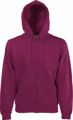 Produktbild von Fruit Of The Loom Herren Kapuzenjacke Premium 70/30 RW3161 (M) (Burgunder)