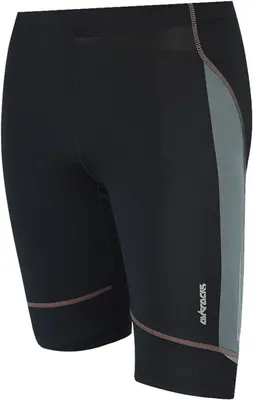 Produktbild von Schwarze, komprimierende Laufhose für Herren mit atmungsaktivem Material und reflektierenden Details