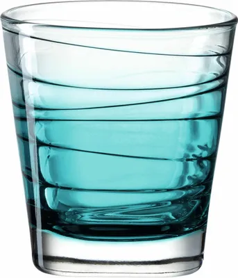 Obrázek produktu pro Leonardo Vario Struttura sklenice na pití, tumbler, sklenice na vodu, limonádové sklo, tyrkysová, 250 ml, 026839