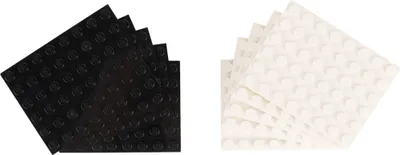 Produktbild von LEGO® 6x8 Platten Bauplatten 5 x Schwarz und 5 x Weiss - 3036 NEU! Menge 10 Stück