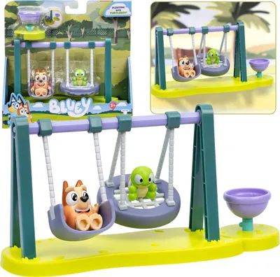 Produktbild von Bluey Bingo Figurensatz Turtleboy Playground, Figuren, bewegliche Teile 3+