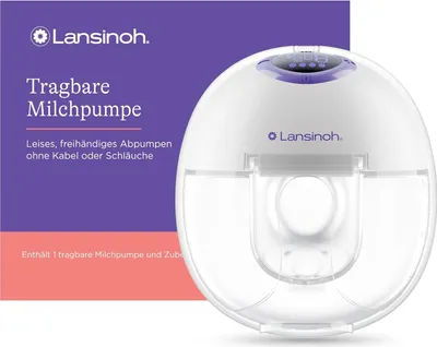 Produktbild von Lansinoh tragbare Milchpumpe 1 St