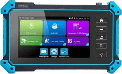 Zdjęcie produktu dla Tester kamer IP, wyświetlacz 4K, funkcja testowania kabli, NF-715