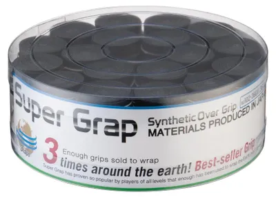 Produktbild von Yonex Super Grap Ac102ex Tennis-overgrip 36 Einheiten Schwarz  Schwarz One Size