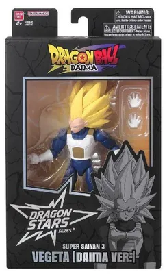 Produktbild von Figurine Dragon Stars Dragon Ball Daima, 17 cm, Super Saiyan 3 Vegeta SSJ3, Offizielles Dragon Ball Lizenzprodukt, Inklusive Zubehör