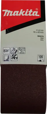 Produktbild von Makita P-37122 Schleifband 457 x 76 mm  K100 Inh. 5 Stk.