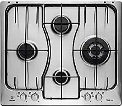 Immagine prodotto di Electrolux Piano Cottura RGG 6243 LOX Gas Acciaio Inossidabile Da Incasso 4 Fornelli