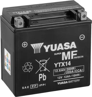 Produktbild von Batterie YUASA YTX14 12 AH AGM