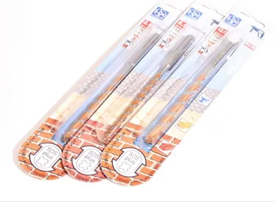 Produktbild von LUX SDS Plus Allzweckbohrer Set 3-tlg. Blechbohrer Holzbohrer Steinbohrer Bohrer