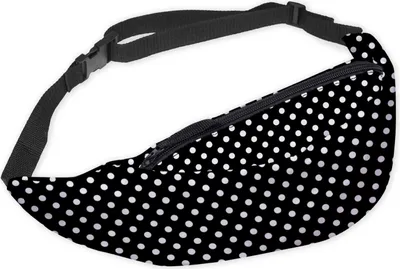 Produktbild von Modische Gürteltasche Sporttasche Bauchtasche mit Reissverschluss Hüfttasche Dots