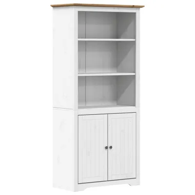 Zdjęcie produktu dla VidaXL 355057, Brązowy, Biały, Drewno, Drewno, Metal, Drewno sosnowe, Drewno, 820 mm, 400 mm