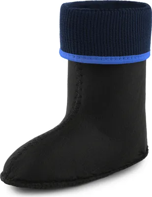 Produktbild von Ladeheid Kinder Mädchen Jungen Wärmende Stiefelsocken für Gummistiefel Innenschuh KL058 (Blau, 27 EU)