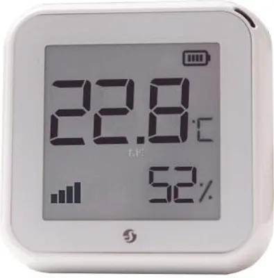 Zdjęcie produktu dla Czujnik wilgotności i temperatury Shelly PLUS H&T Wi-Fi + Bluetooth z wyświetlaczem e-papierowym (biały)