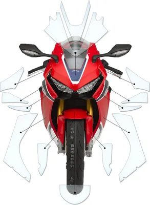 Produktbild von Lackschutzfolie Steinschlagschutz passend für Honda CBR1000RR SC77 2017-2019