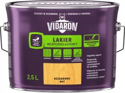 Produktbild von Holzlasur klar matt 2,5l für Parkett, Treppen, Möbel, Holzverkleidungen - abrieb- und kratzfest