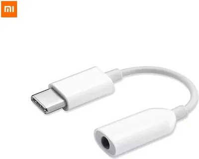 Produktbild von Oryginalny adapter Xiaomi typu C / 3,5 mm biały (luzem)