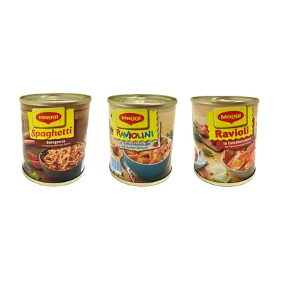Produktbild von Christian Tanner Kovové plechovky Maggi Hračka do obchodu